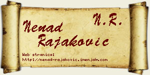 Nenad Rajaković vizit kartica